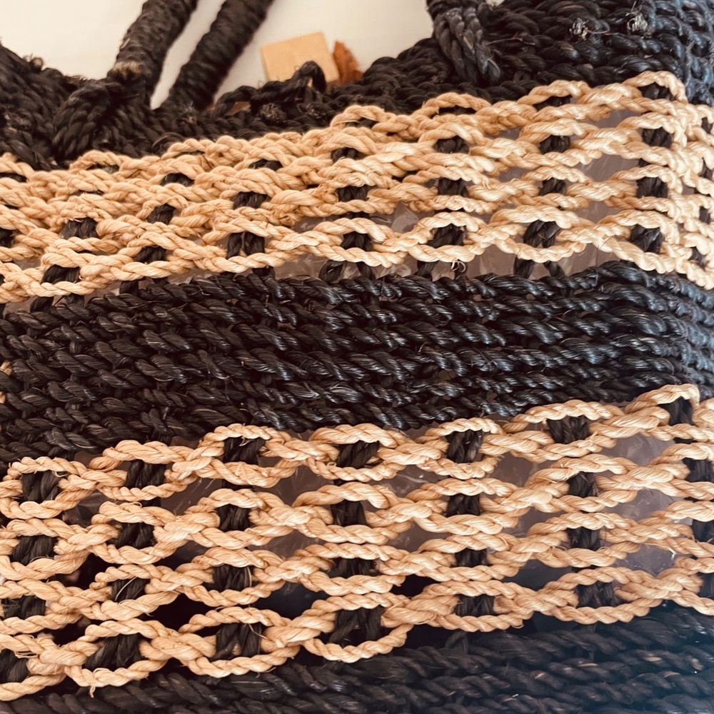 Esprit raffia handbag - Picture 5 of 7
